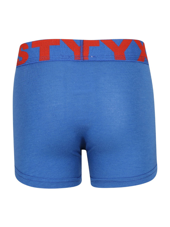 Styx Dječje bokserice Styx sportski elastičan pojas plave