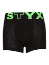 Styx Dječje bokserice Styx sportska guma crne