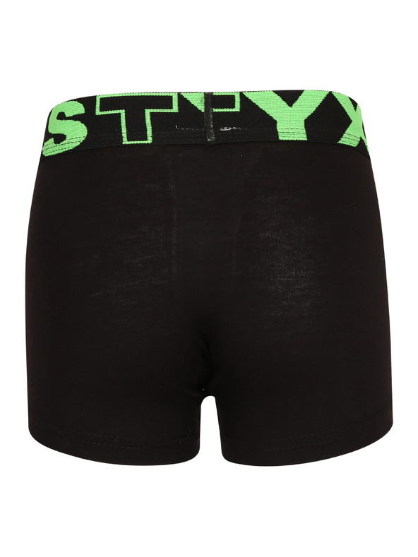 Styx Dječje bokserice Styx sportska guma crne