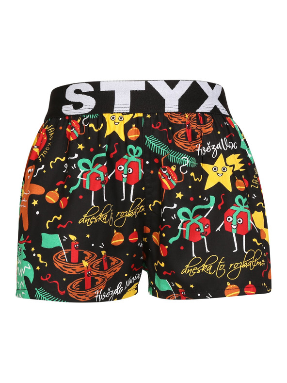 Styx Dječje gaćice Styx art sportski elastičan pojas Božićne ukrase