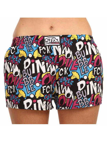 Styx Ženske gaće Styx art klasični elastični pojas Pink Bubble