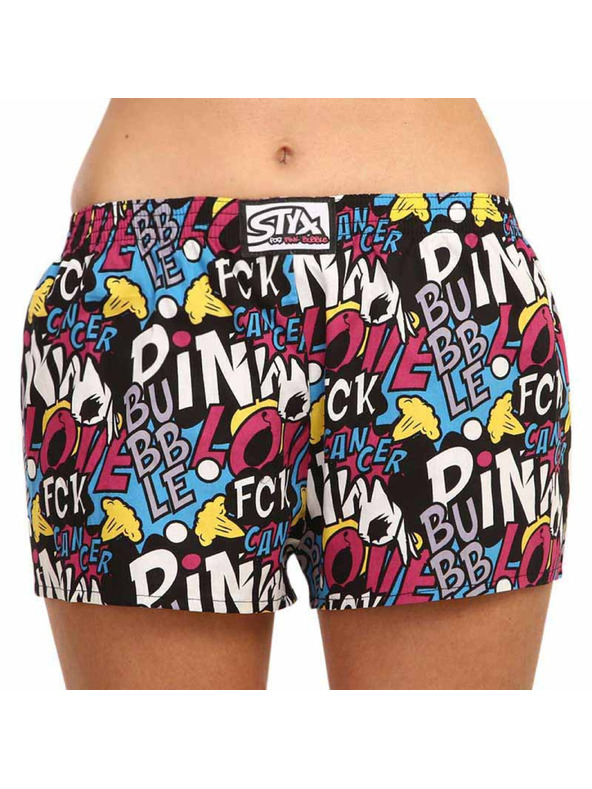 Styx Ženske gaće Styx art klasični elastični pojas Pink Bubble