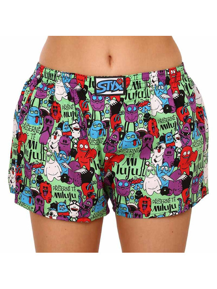 Styx Ženske gaće Styx art klasični elastični pojas čudovišta
