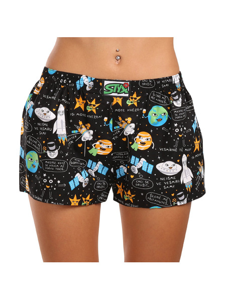 Styx Ženske gaće Styx art klasični elastični pojas svemir