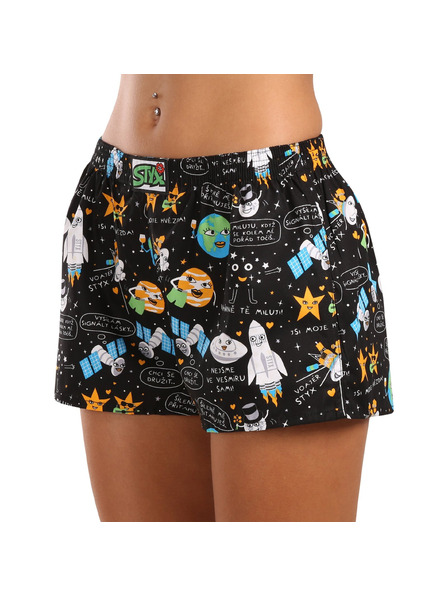 Styx Ženske gaće Styx art klasični elastični pojas svemir