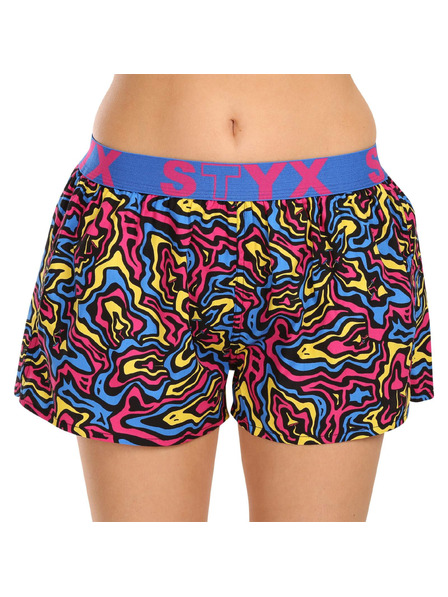 Styx Set od tri - ženske gaće Styx art sportska guma šarene