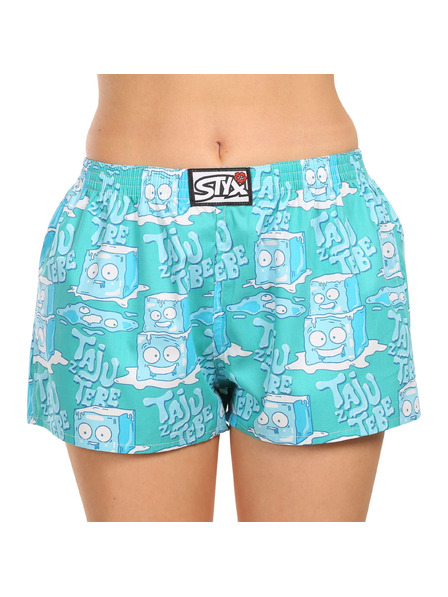 Styx Ženske gaće Styx art klasični elastični pojas ledeni kristali