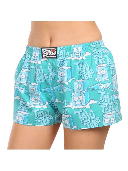 Styx Ženske gaće Styx art klasični elastični pojas ledeni kristali