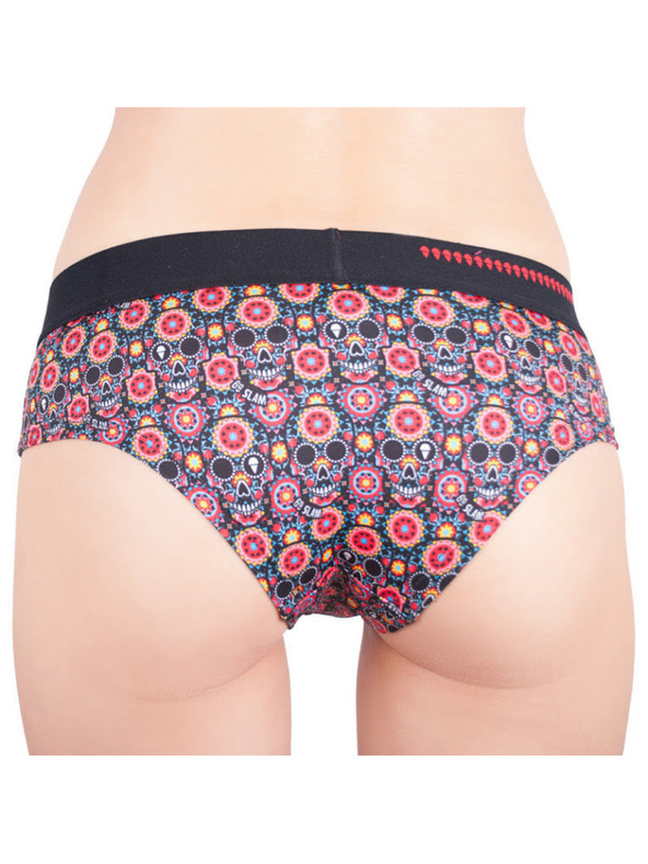 69slam Ženske gaćice 69SLAM boxer flower skull