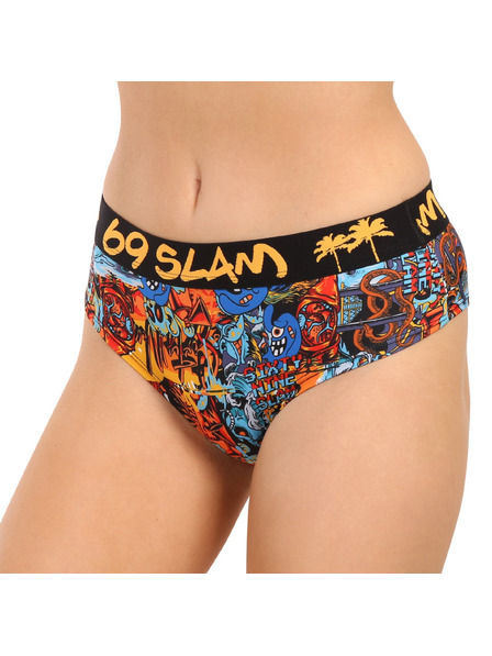 69slam Ženske gaćice 69SLAM grafitty luna