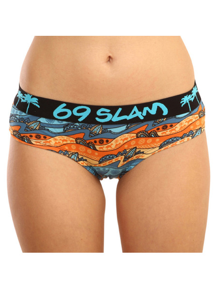 69slam Ženske gaćice 69SLAM bamboo ocean lines