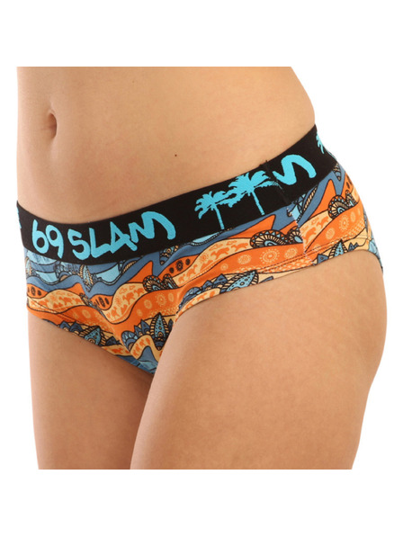 69slam Ženske gaćice 69SLAM bamboo ocean lines