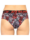 69slam Ženske gaćice 69SLAM boxer bamboo red sugar crane