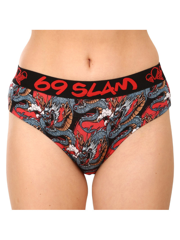 69slam Ženske gaćice 69SLAM moon dragon red