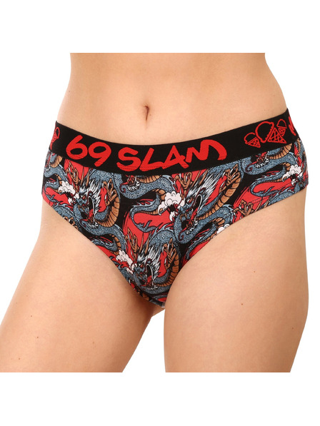 69slam Ženske gaćice 69SLAM moon dragon red