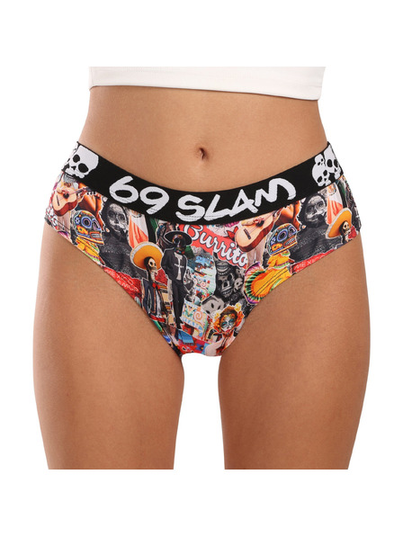 69slam Ženske gaće 69SLAM luna MEXICOLLAGE