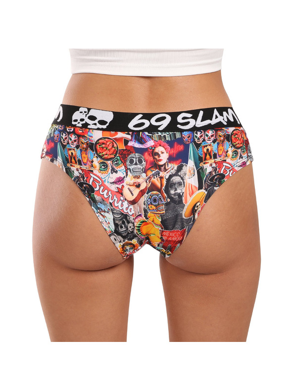 69slam Ženske gaće 69SLAM luna MEXICOLLAGE