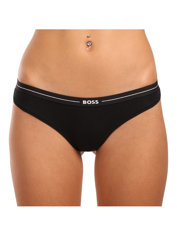 BOSS Set od tri - ženske tange BOSS crne