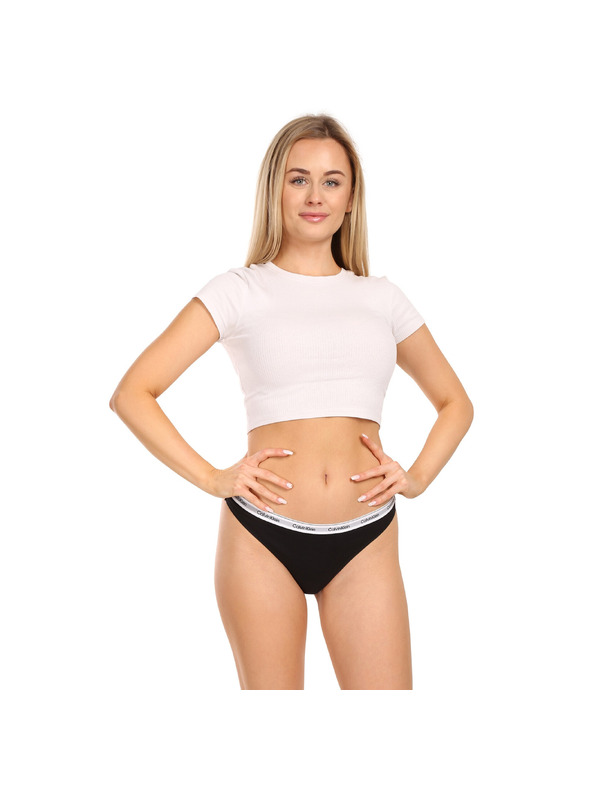 Calvin Klein Set od tri - ženske tange Calvin Klein crne