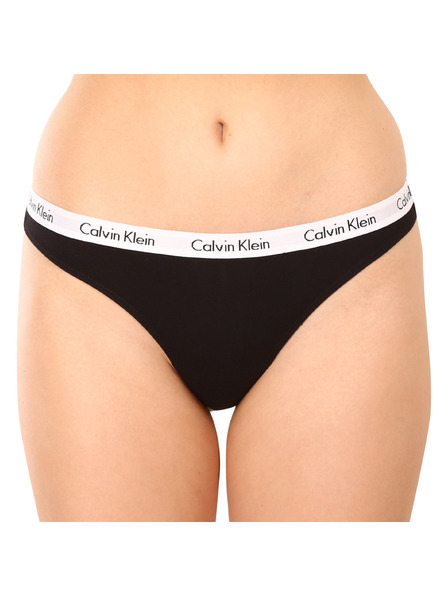 Calvin Klein Komplet od tri - ženska tanga Calvin Klein crna