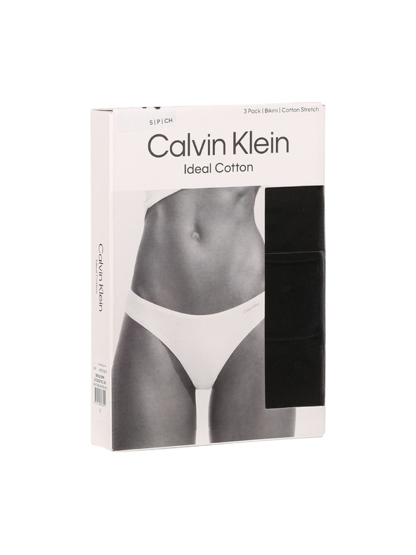 Calvin Klein Komplet od tri - ženske gaće Calvin Klein crne