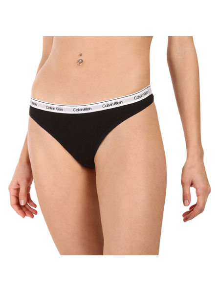 Calvin Klein Komplet od pet - ženska tanga Calvin Klein crna