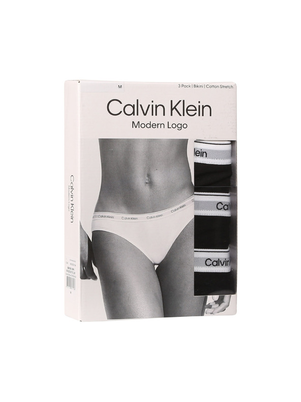 Calvin Klein Komplet od tri - ženske gaće Calvin Klein crne