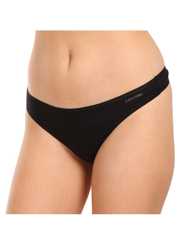 Calvin Klein Komplet od tri - ženska tanga Calvin Klein crna