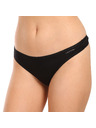 Calvin Klein Komplet od tri - ženska tanga Calvin Klein crna