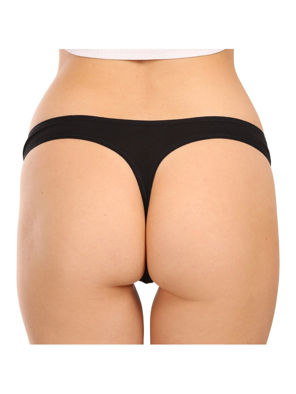 Calvin Klein Komplet od tri - ženska tanga Calvin Klein crna