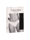 Calvin Klein Komplet od tri - ženska tanga Calvin Klein crna