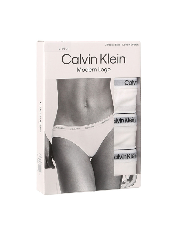 Calvin Klein Komplet od tri - ženske gaće Calvin Klein bijele