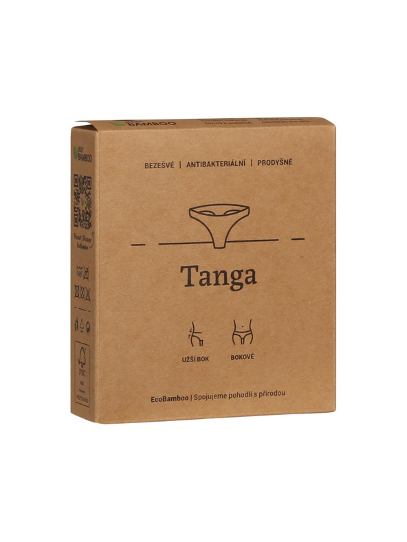 Gina Ženski tanga Gina bambusni bež