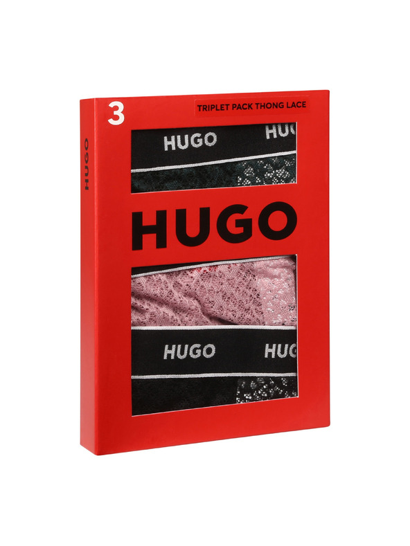 HUGO Komplet od tri - ženski tanga HUGO višebojne