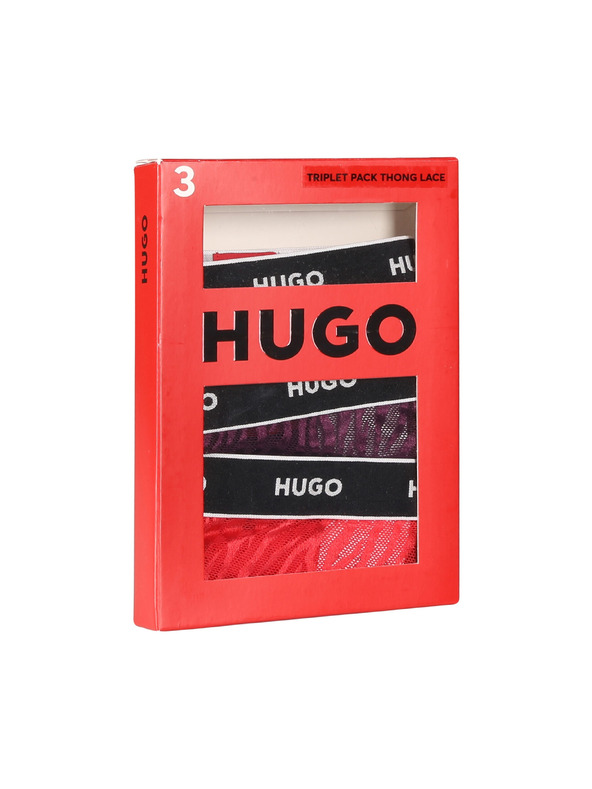 HUGO Komplet od tri - ženski tanga HUGO višebojne
