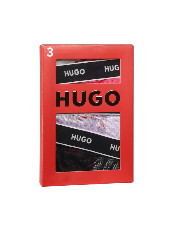 HUGO Komplet od tri - ženski tanga HUGO višebojne
