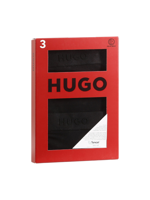 HUGO Komplet od tri - Ženska tanga HUGO crna