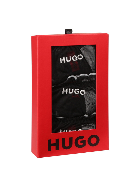 HUGO Komplet od tri - Ženska tanga HUGO crna