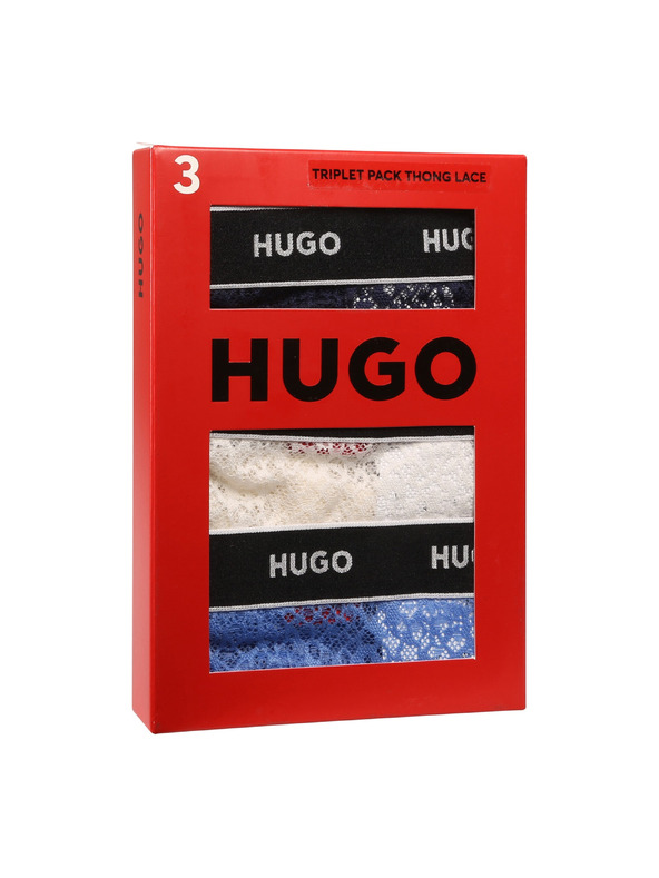 HUGO Komplet od tri - ženski tanga HUGO višebojne