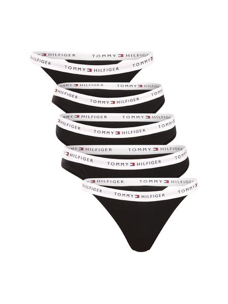 Tommy Hilfiger Set od pet - ženski donji dijelovi i tangi Tommy Hilfiger crni