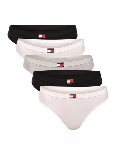 Tommy Hilfiger Set od pet - ženski tangi Tommy Hilfiger šareni