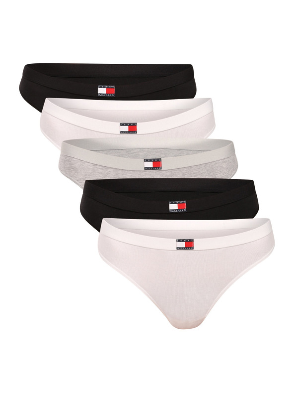 Tommy Hilfiger Set od pet - ženski tangi Tommy Hilfiger šareni