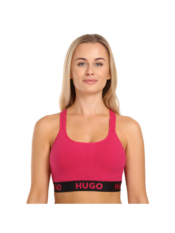 HUGO Ženski grudnjak HUGO ružičast