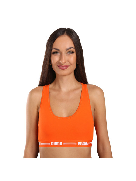 Puma Ženski sportski grudnjak Puma narančasti