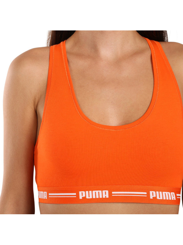 Puma Ženski sportski grudnjak Puma narančasti