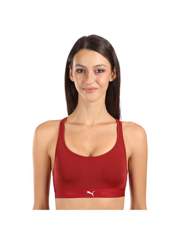 Puma Ženski sportski grudnjak Puma crveni