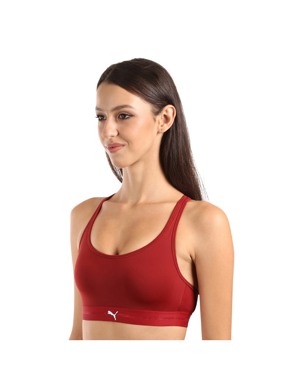 Puma Ženski sportski grudnjak Puma crveni