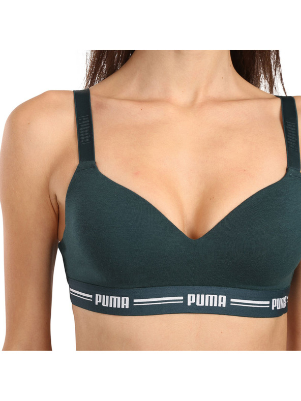 Puma Ženski sportski grudnjak Puma zeleni