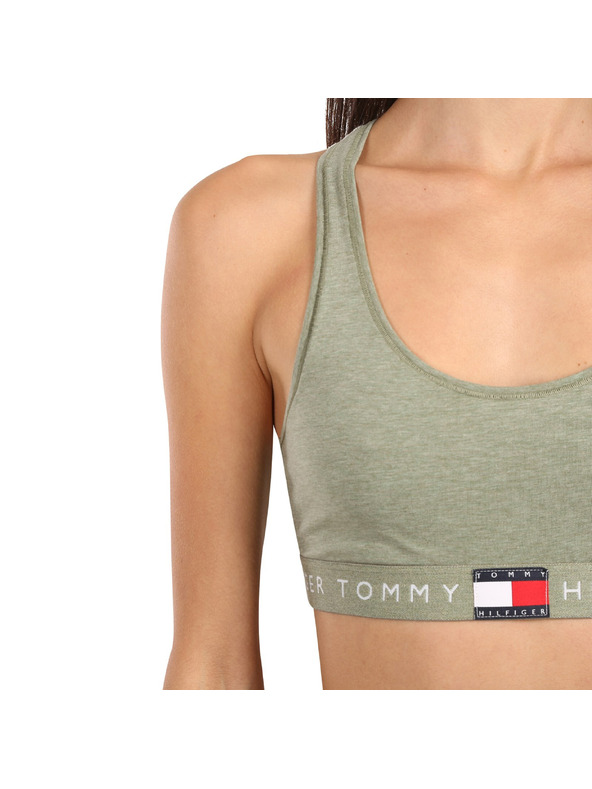 Tommy Hilfiger Ženski grudnjak Tommy Hilfiger zeleni