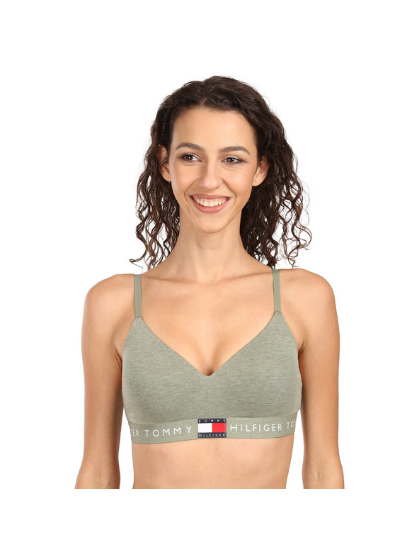 Tommy Hilfiger Ženski grudnjak Tommy Hilfiger zeleni